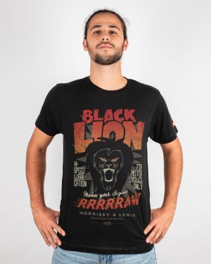 T-Shirt Black Lion